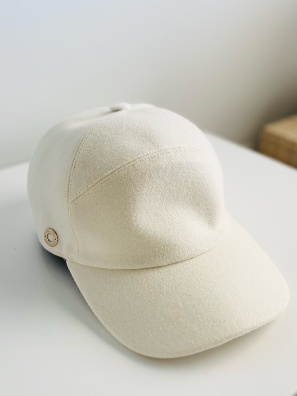 New Loro Piana Cashmere Baseball Hat Small
